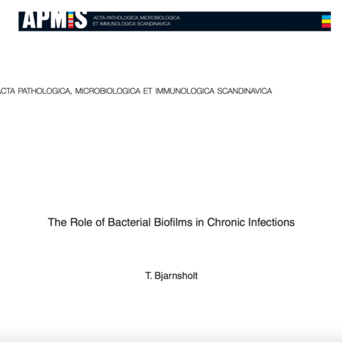 The Role of Bacterial Biofilms in Chronic Infections